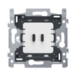 Niko Dubbele smart USB-C lader met power delivery 65 W piek