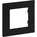 10 LEGRAND Niloé enkelv. afdekplaat zwart