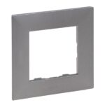 10 LEGRAND Niloé enkelv. afdekplaat grijs