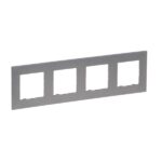 1 LEGRAND Niloé vierv. afdekplaat grijs