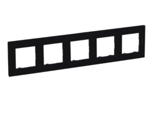 1 LEGRAND Niloé vijfv. afdekplaat zwart