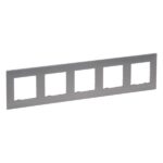 1 LEGRAND Niloé vijfv. afdekplaat grijs