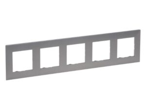 1 LEGRAND Niloé vijfv. afdekplaat grijs