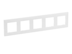 1 LEGRAND Niloé vijfv. afdekplaat wit