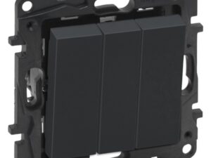 1 LEGRAND Niloé 3x enkelpol. schakelaar