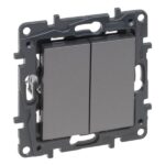 10 LEGRAND Niloé 2x wisselschakelaar