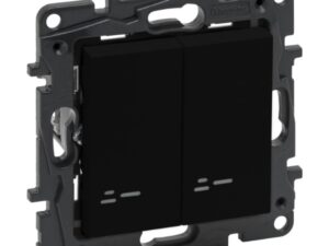 5 LEGRAND Niloé 2x wisselsch. verlicht