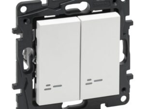 5 LEGRAND Niloé 2x wisselsch. verlicht