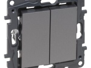 5 LEGRAND Niloé wisselschakel.+drukknop