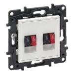 5 LEGRAND Niloé 2xluidsprekeraansluiting