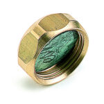 Comap verdeler messing met ingebouwde afsluitkraan 3/4"MF uitgang M22 hartafstand 35 mm 4 kringen (kopie) Comap verdeler met afsluitkranen