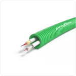 300 meter Preflex safe voorbedrade buis 16mm LS0H groen + coax Telenet TRI6 (kopie) Halogeen coax