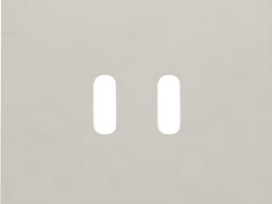 Niko Original Light Grey Centraalplaat voor smart USB-A en USB-C-lader 102-68002 RAL 080 80 05 (kopie) Niko USB-A lader en USB-C lader