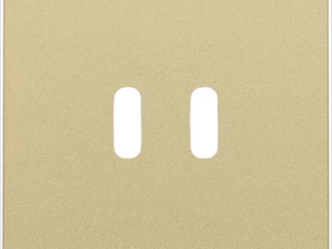 Niko Pure alu gold Centraalplaat voor smart USB-A en USB-C-lader 221-68002 RAL 1000 (kopie) Niko USB-A lader en USB-C lader