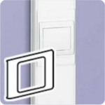 Legrand Mosaic DLP houder 2 modules deksel 65mm (kopie) Legrand Design kabelgoot 35 x 80mm