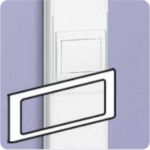 LEGRAND Houder standaard schakelapparatuur dubbel DLP design 35x105/50x105 mm 010923 (kopie) Legrand Design kabelgoot 35 x 80mm