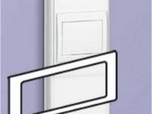 LEGRAND Houder standaard schakelapparatuur dubbel DLP design 35x105/50x105 mm 010923 (kopie) Legrand Design kabelgoot 35 x 80mm