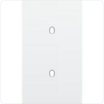 Niko Tweevoudige afdekplaat v60 voor 2 enklv schak toggle Niko Toggle Wit