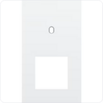 Niko Tweevoudige afdekplaat v60 voor enklv schak + fct toggle wit Niko Toggle Wit