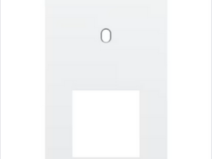 Niko Tweevoudige afdekplaat v60 voor enklv schak + fct toggle wit Niko Toggle Wit