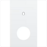 Niko Tweevoudige afdekplaat v60 voor enklv schak + stopc toggle wit Niko Toggle Wit