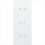 Niko Drievoudige afdekplaat v60 voor 3 tweev schak toggle Niko Toggle Wit