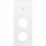 Niko Drievoudige afdekplaat v60 voor enklv schak + 2 stopc toggle wit Niko Toggle Wit