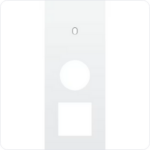 Niko Drievoudige afdekplaat v60 voor enklv schak + stopc + fct toggle wit Niko Toggle Wit