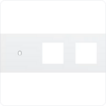 Niko Drievoudige afdekplaat h71 voor enklv schak + 2 fct toggle wit Niko Toggle Wit