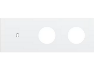 Niko Drievoudige afdekplaat h71 voor 1 enklv schak + 2 stopc toggle Niko Toggle Wit
