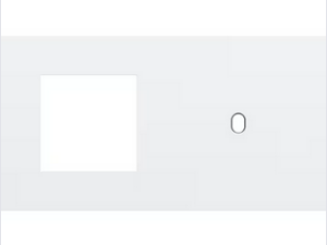 Niko Tweevoudige afdekplaat h71 voor afdekplaatvr enklv schak toggle wit Niko Toggle Wit