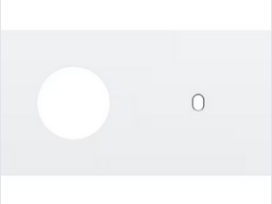 Niko Tweevoudige afdekplaat h71 voor 1 stopc + 1 enkelv schak toggle Niko Toggle Wit