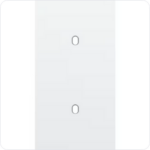 Niko Tweevoudige afdekplaat v71 voor 2 enklv schak toggle Niko Toggle Wit