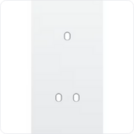 Niko Tweevoudige afdekplaat v71 voor 1 enklv + 1 tweev schak toggle Niko Toggle Wit