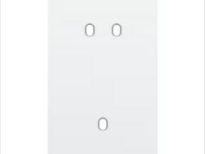 Niko Tweevoudige afdekplaat v71 voor 1 tweev + 1 enklv schak toggle Niko Toggle Wit