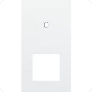 Niko Tweevoudige afdekplaat v71 voor enklv schak + fct toggle wit Niko Toggle Wit