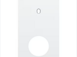 Niko Tweevoudige afdekplaat v71 voor 1 enkelv schak + 1 stopc toggle Niko Toggle Wit