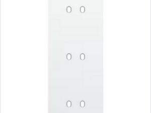 Niko Drievoudige afdekplaat v71 voor 3 tweev schak toggle Niko Toggle Wit