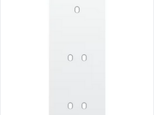 Niko Drievoudige afdekplaat v71 voor enklv + 2 tweev schak toggle wit Niko Toggle Wit