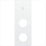 Niko Drievoudige afdekplaat v71 voor enklv schak + 2 stopc toggle wit Niko Toggle Wit