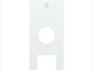 Niko Drievoudige afdekplaat v71 voor enklv schak + stopc + fct toggle wit Niko Toggle Wit