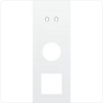 Niko Drievoudige afdekplaat v71 voor tweev schak + stopc + fct toggle wit Niko Toggle Wit