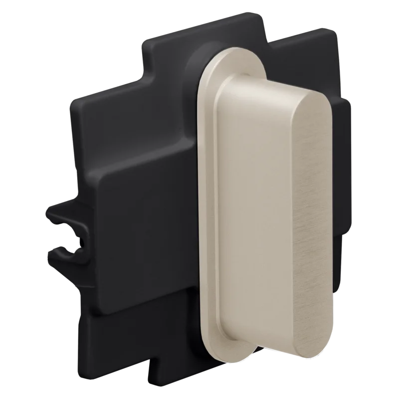 Niko Toggle 2-Voudige afdekplaat h71 voor 1 enkelv schak + 1 stopc steel champagne coated RAL: 080 70 10 (kopie) Niko Toggle steel champagne coated RAL: 080 70 10