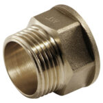 reductiestuk messing 3/8"M x 1/4"F (kopie) Messing Verloopstuk M x F