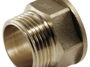 reductiestuk messing 3/8"M x 1/4"F (kopie) Messing Verloopstuk M x F