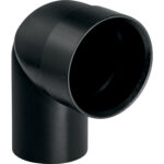 Geberit afvoer 40X46mm PE fitting afvoerbocht 90° met mof voor reukafsluiter