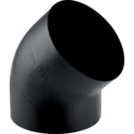 Geberit afvoer PE fitting bocht 45° 50mm