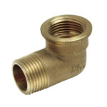Viega Messing bocht MF 3/8 duim (kopie) Messing bocht 90° MF