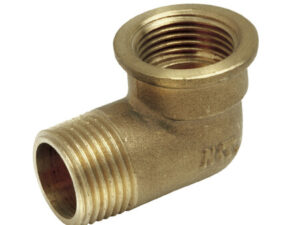 Viega Messing bocht MF 3/8 duim (kopie) Messing bocht 90° MF