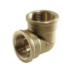 Viega Messing bocht FF 3/8 duim (kopie) Messing Bocht 90° F x F